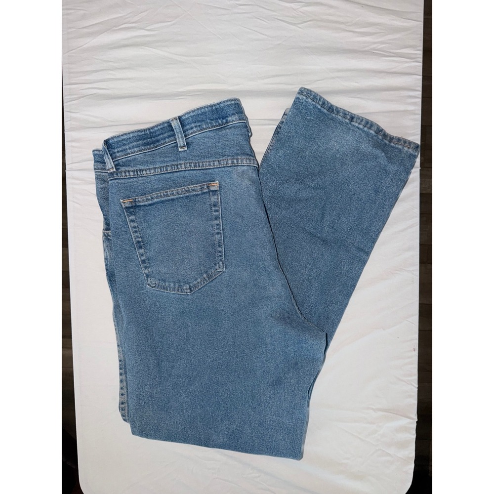 Wrangler Authentic Jeans Mens 42x30 Blue Hero Premium Quality Comfort WA783